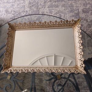 Elegant Gold Ornate Wall Mirror